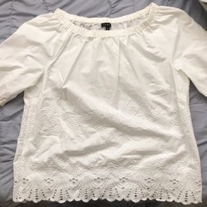 White Talbots blouse
